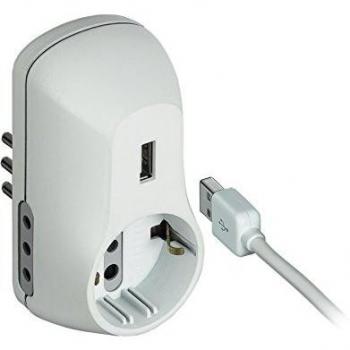 BTicino Kit Adattatore B3 1 Presa Schuko Piu 2 10a