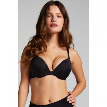 Hunkemöller Black Smooth Padded Underwired Push‑Up Bra