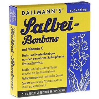 Dallmann's Salbei-Bonbons zuckerfrei, 20 pcs. Candies