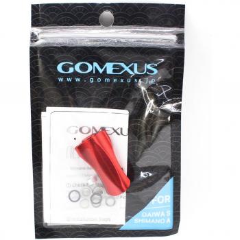 Botón Gomexus S21RD Aluminio Rojo 21mm para Shimano A y Daiwa S