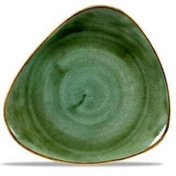 Churchill 265mm Stonecast Triangular Samphire Green Pack (12 Pieces)