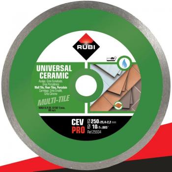 Disco diamantato continuo Rubi CEV 250 mm
