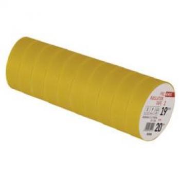 Nastro Isolante Emos PVC 19mm 20m Giallo – Kit di 10