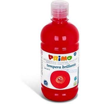 Tempera brillante in bottiglia in PET Primo Primi Passi 500 ml rosso scarlatto