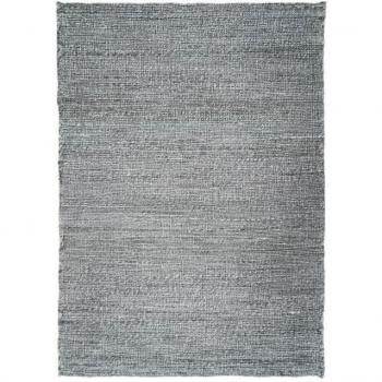 Alfombra de yute trenzado gris étnico 160 x 230 cm