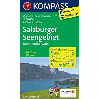 Carta escursionistica n. 17. Salzburger Seengebiet, Kobernaußerwald 1:50.000