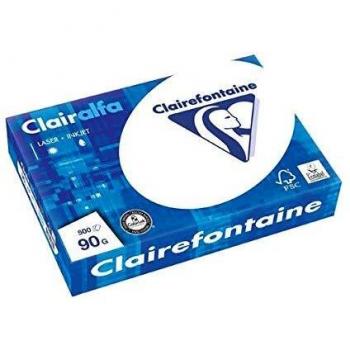 CLAIREFONTAINE Lot de 5 Ramettes de 500 feuilles de papier A4 80g EFC blanc