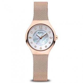 BERING Women's Solar Powered Watch with Stainless Steel Strap 14427-366