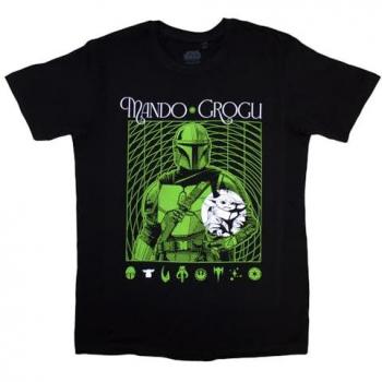 Star Wars Neon Shirt: Mando & Grogu Edition