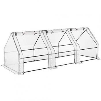 Christow Large Grow Tunnel with Reinforced Cover (choose 1.8m, 2.7m or 3.6m long)