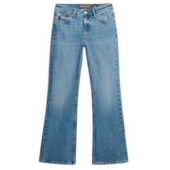 Superdry Denim Beecher Mid Rise Bootcut Blu Vintage 29