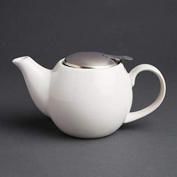 Olympia Cafe Teapot White 18oz