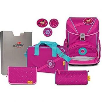 ErgoFlex 5‑teiliges Boho‑Schulranzen‑Set, 38 cm