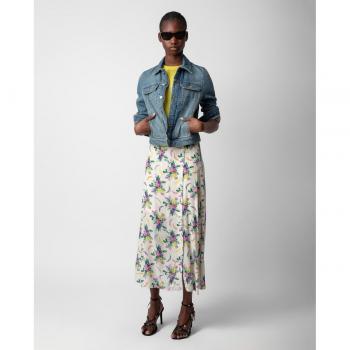 Falda midi con diseño floral Zadig & Voltaire
