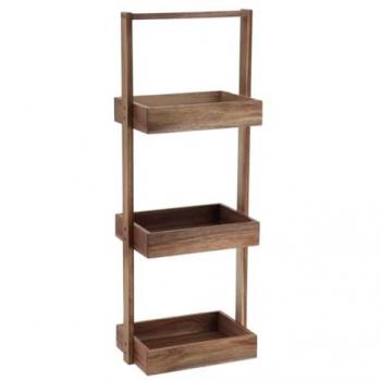 Étagère Bois Tendance 3 Niveaux H 70 cm
