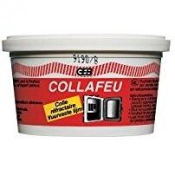Colle mastic réfractaire blanche pour feu