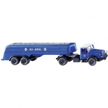 Wiking Modellauto Wiking H0 1/87 080697 Tanksattelzug (Henschel) Aral