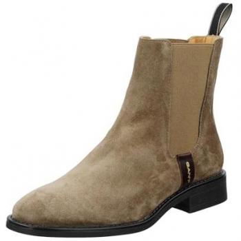 Botines Gant de Piel para Mujer con Elásticos Laterales