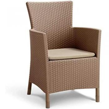 Sodo Dining Chair by Keter Allibert, Iowa Series, Cappuccino 215519