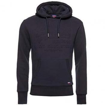 Pull à capuche Superdry Homme Large Encre Bleue
