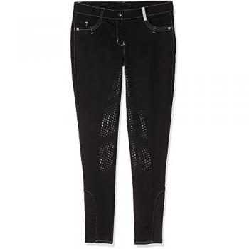 Covalliero Damenreithose 42 Full-Grip Schwarz