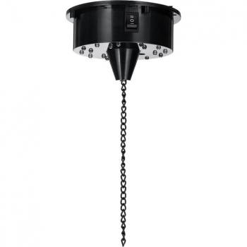 Crystal Rotating Disco Ball with 18 LED Lights for DJ Events