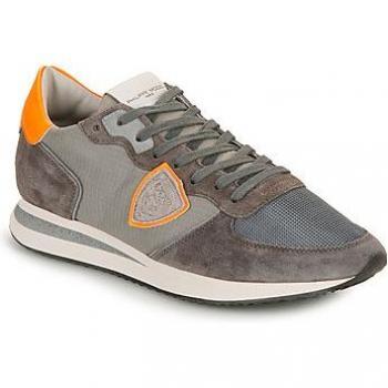Philippe Model Low Top Men's Sneakers Gray Size 11 UK