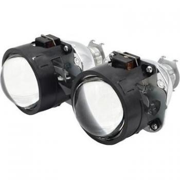 Proyector HID de 2,5 pulgadas con kit de xenón H4 H7 y lentes DRL