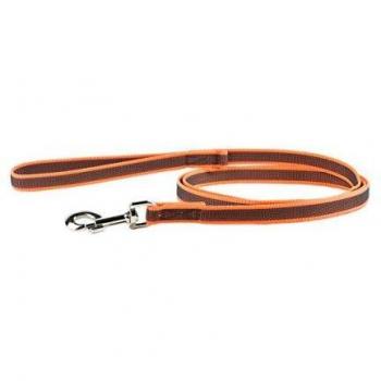 Orange 20 mm Julius‑K9 Super‑Grip Handle Dog Leash – 2 m – Color & Gray