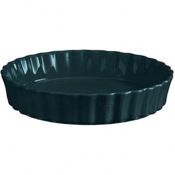 Tourtière en céramique bleu Belle‑Ile Ø28 cm – Emile Henry