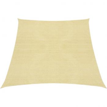 VidaXL Sunshade Sail 160 g/m² Beige 4x5x3 m HDPE