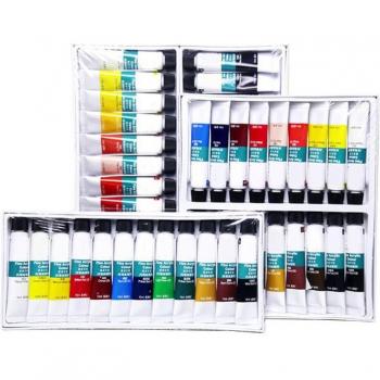 10 ml 12/18/24 Farben Professionelle Acrylfarben Handgemalte Künstlerfarben Malrohre Zeichnen Pigmentfreier Pinsel