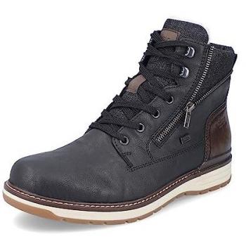 Rieker Winterstiefel Herren, Gr. 40, schwarz, Lederimitat