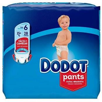 Dodot Pannolini Braghetta T-6 +15 Kg 28 Unità