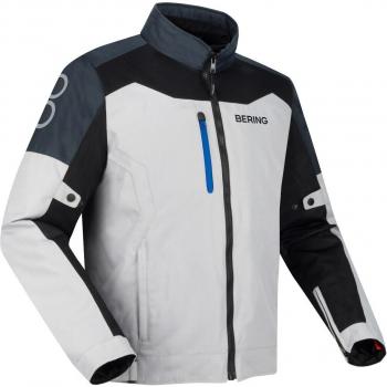 Giacca Moto Bering Cronos Impermeabile S Nero/Grigio