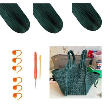 Beginner's Crochet Trapeze Bag Set