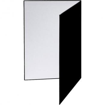 A3 Foleto Fotografie Reflektierendes Papier Schwarz Silber Weiß