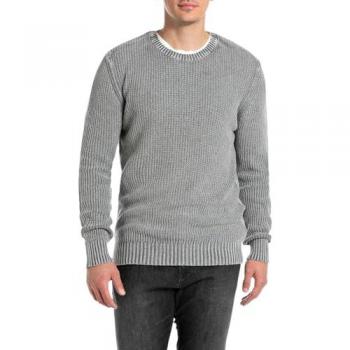 Replay Männerpullover mit Label, Größe XL