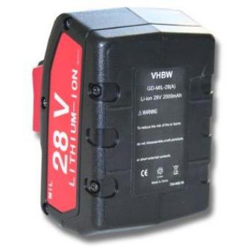 28V 2000 mAh Li‑Ion Backup Battery for Wurth Master 28MA Tools
