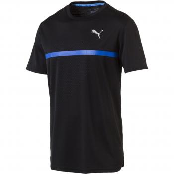 T-shirt Puma Ignite Graphic, Homme, Noir/Impression Iron Gate Q3, FR : M