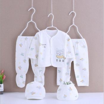 5-Piece Newborn Baby Cotton Underwear Set 0-3M