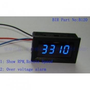 Car and Motorcycle Digital Tachometer with Voltage Alarm