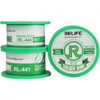 RELIFE Rl-440 Solder Wire with Rosin Core 0.6mm