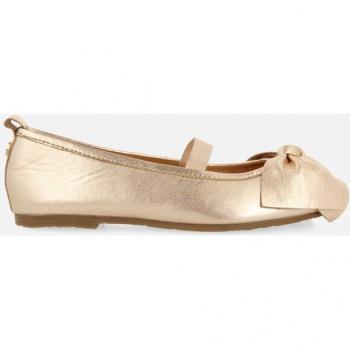 Gioseppo Tudy Pink Gold Flats for Women EU 39