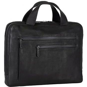 LEONHARD HEYDEN Mallette Den Haag en cuir noir