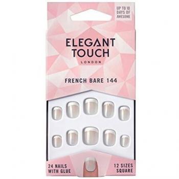 Elegant Touch Faux Ongles French Bare 144 24 unités