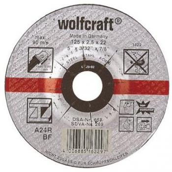 Metall-Trennblatt WolfCraft 1626300 – 230 mm Durchmesser, 2,5 mm dick, 22,2 mm lang