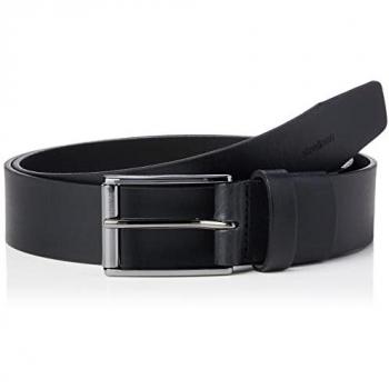 Strellson Premium Black Leather Belt – 105 cm