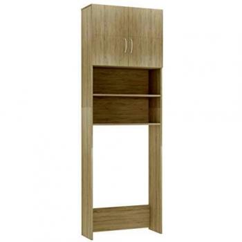 Sonoma Oak Laundry Cabinet 64x25.5x190 cm