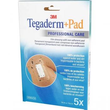 Pad Tegaderm Transparent 9 cm x 10 cm – Lot de 5